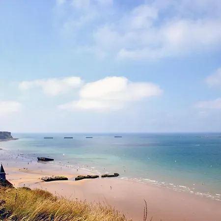 Tatil Evi Les Dunes, Maison Neuve 8 P Bien Equipee Jardin Clos, Terrasse Equipee, Parking, Garage A 850 M De La Et Centre Bourg, Sur Plages Du Debarquement Pres Arromanches Et Bayeux, Chiens Bienvenus Asnelles