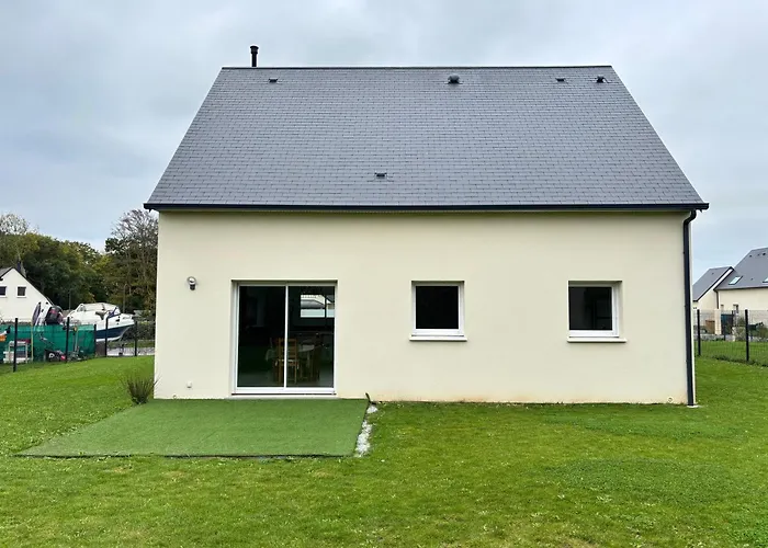 Les Dunes, Maison Neuve 8 P Bien Equipee Jardin Clos, Terrasse Equipee, Parking, Garage A 850 M De La Et Centre Bourg, Sur Plages Du Debarquement Pres Arromanches Et Bayeux, Chiens Bienvenus Tatil Evi *