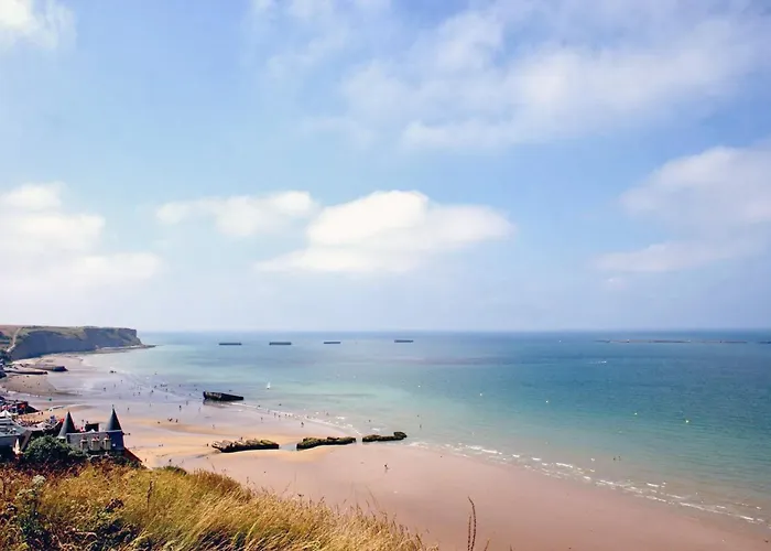 Tatil Evi Les Dunes, Maison Neuve 8 P Bien Equipee Jardin Clos, Terrasse Equipee, Parking, Garage A 850 M De La Et Centre Bourg, Sur Plages Du Debarquement Pres Arromanches Et Bayeux, Chiens Bienvenus Asnelles