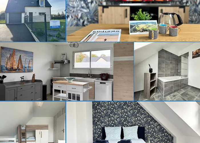 Tatil Evi Les Dunes, Maison Neuve 8 P Bien Equipee Jardin Clos, Terrasse Equipee, Parking, Garage A 850 M De La Et Centre Bourg, Sur Plages Du Debarquement Pres Arromanches Et Bayeux, Chiens Bienvenus Asnelles