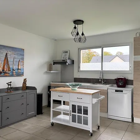 Les Dunes, Maison Neuve 8 P Bien équipée Jardin Clos, Terrasse équipée, Parking, Garage à 850 M De La Et Centre Bourg, Sur Plages Du Débarquement Près Arromanches Et Bayeux, Chiens Bienvenus Hébergement de vacances Asnelles