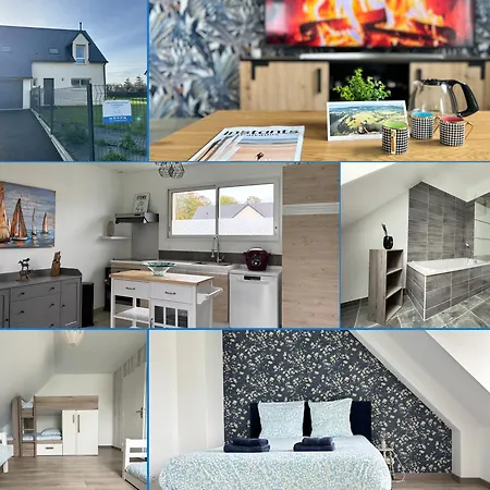 Hébergement de vacances Les Dunes, Maison Neuve 8 P Bien équipée Jardin Clos, Terrasse équipée, Parking, Garage à 850 M De La Et Centre Bourg, Sur Plages Du Débarquement Près Arromanches Et Bayeux, Chiens Bienvenus Asnelles
