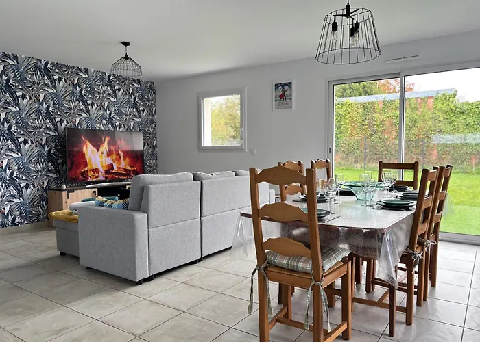 Les Dunes, Maison Neuve 8 P Bien Equipee Jardin Clos, Terrasse Equipee, Parking, Garage A 850 M De La Et Centre Bourg, Sur Plages Du Debarquement Pres Arromanches Et Bayeux, Chiens Bienvenus Holiday home Asnelles